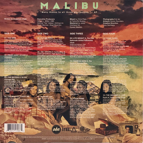 Anderson .Paak – Malibu LP Vinyl