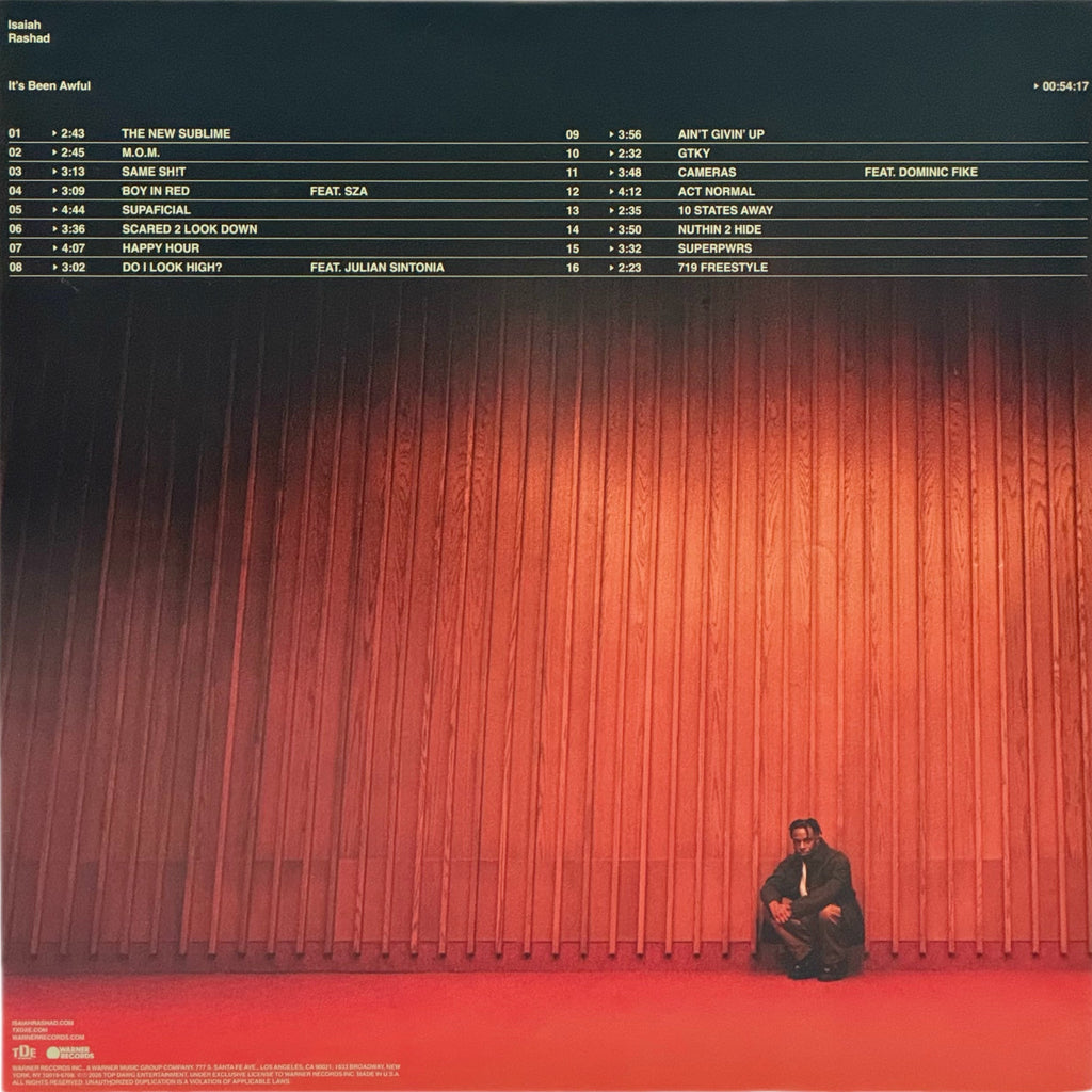 Isaiah Rashad — It’s Been Awful 2LP Vinyl