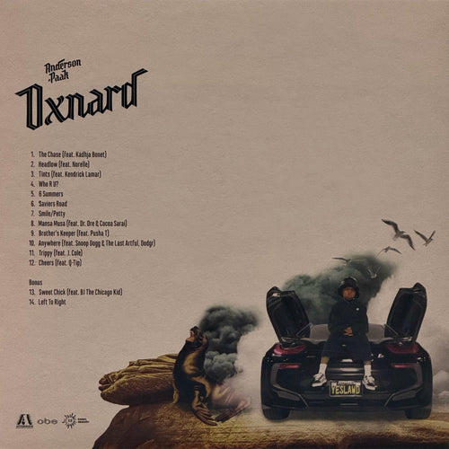 Anderson .Paak — Oxnard 2LP Vinyl