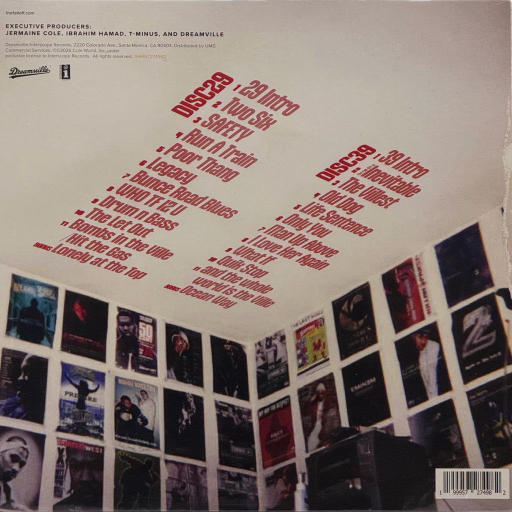 J. Cole — The Fall Off 4LP Vinyl