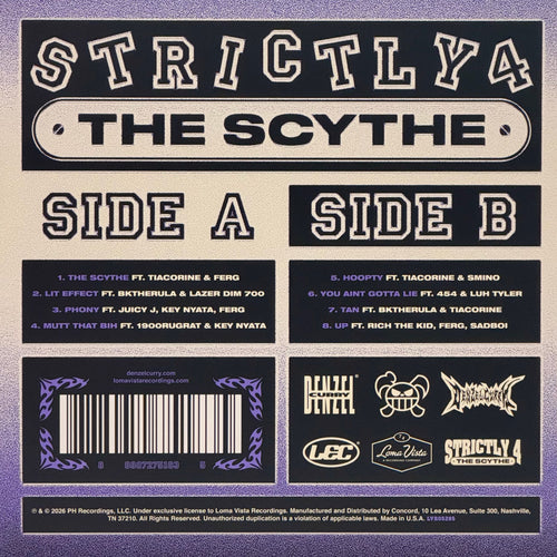 Denzel Curry — Strictly 4 The Scythe LP Vinyl