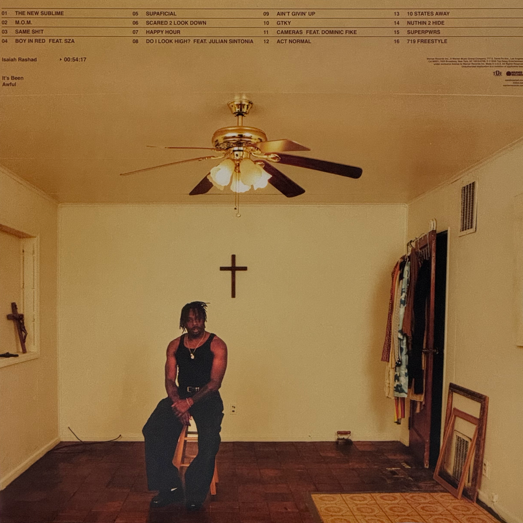 Isaiah Rashad — It’s Been Awful Alt Cover Clear Vinyl 2LP