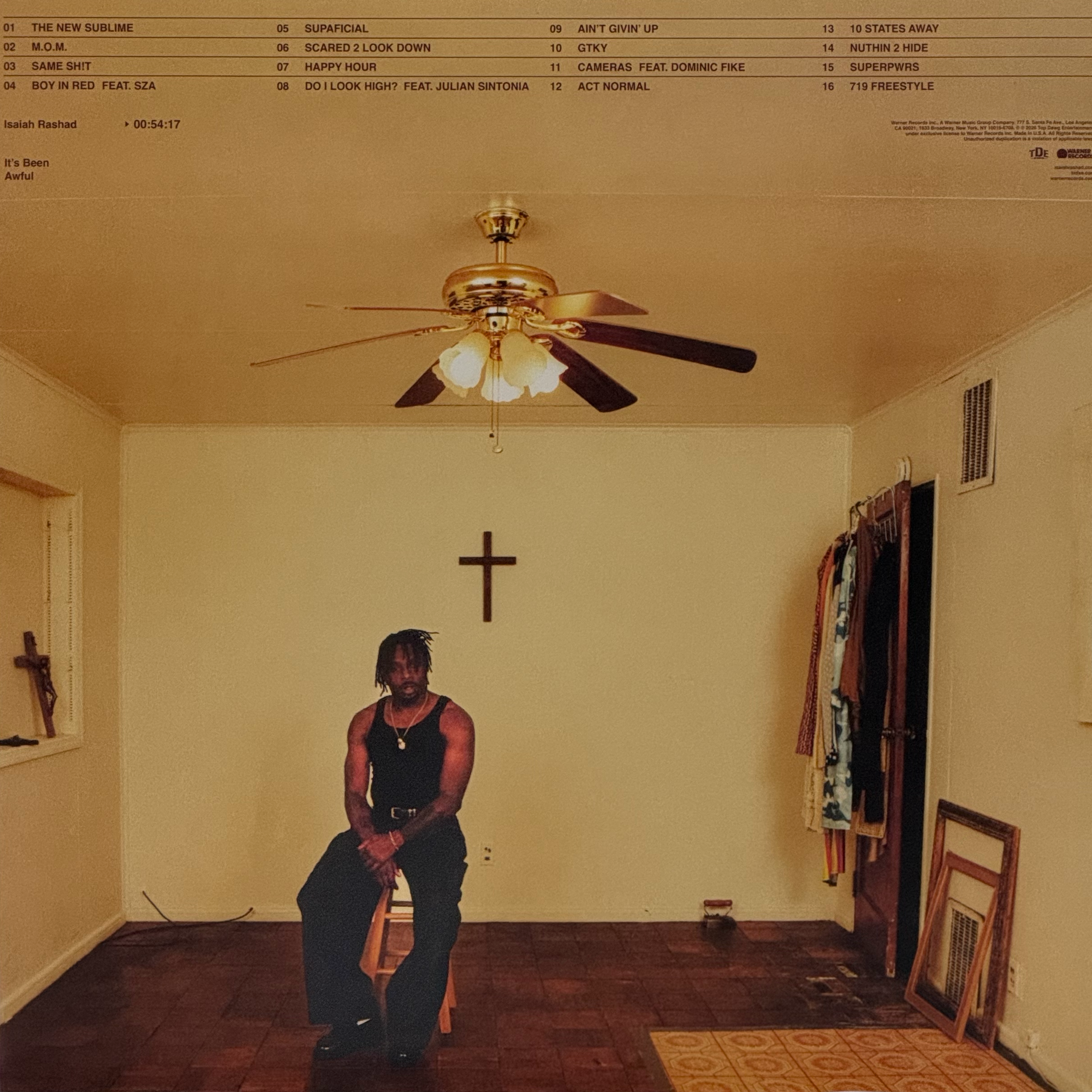 Isaiah Rashad — It’s Been Awful Alt Cover Clear Vinyl 2LP