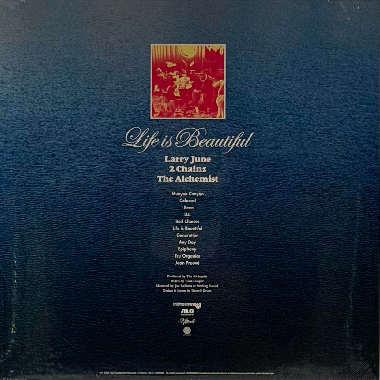 Larry June & The Alchemist — Life Is Beautiful LP Vinyl