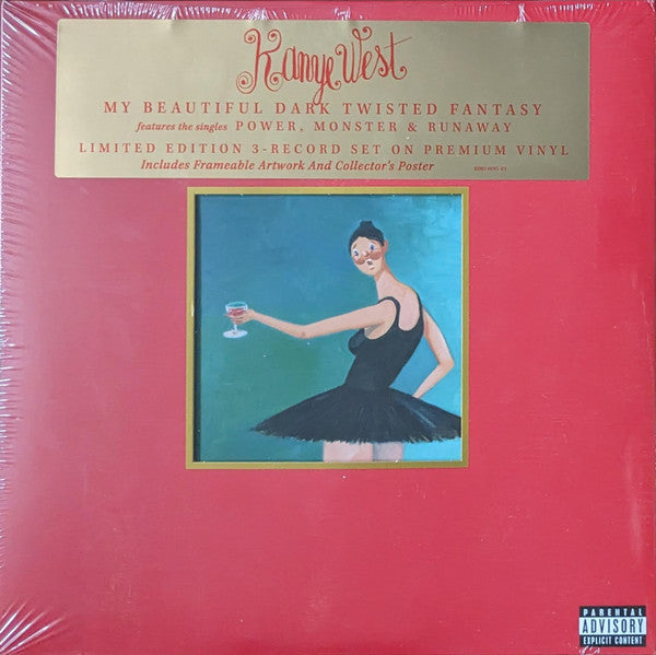 Kanye West — My Beautiful Dark Twisted Fantasy 3LP Vinyl