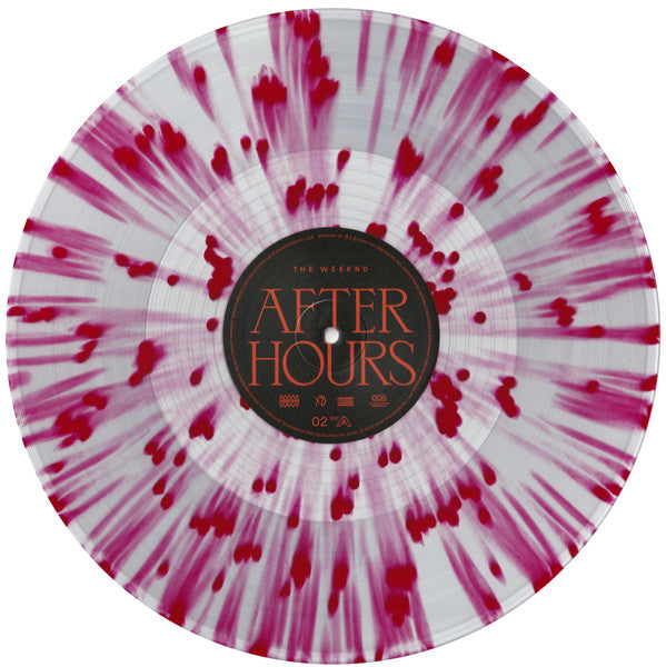 The Weeknd — After Hours Clear w/ Red Splatter Vinyl