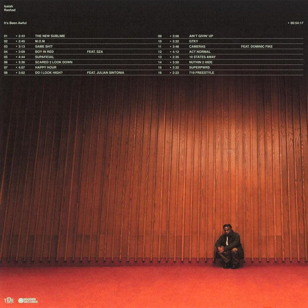 Isaiah Rashad — It's Been Awful Gatefold 2LP Exclusive Red Vinyl