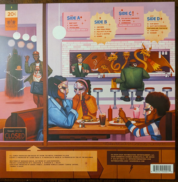 MF DOOM — MM..FOOD 2LP (20th Anniversary)